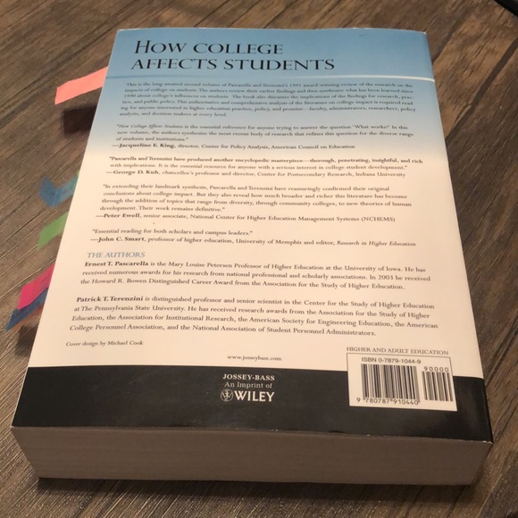 How College Affects Students by Ernest Pascarella - Picture 6 of 6